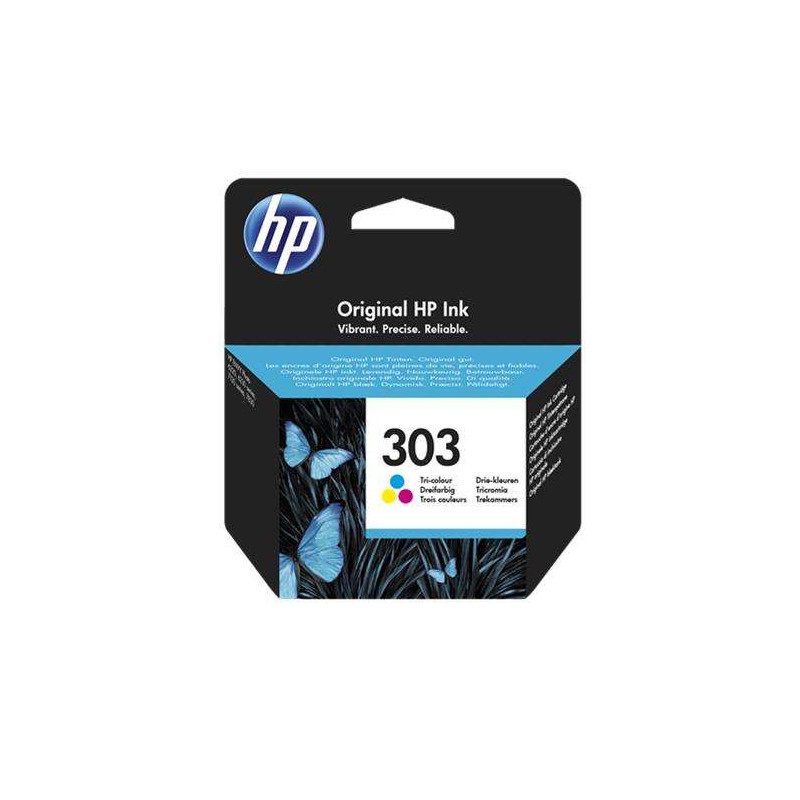 HP 303 Tinta T6N01AE Cartucho de Tinta Tricolor Original