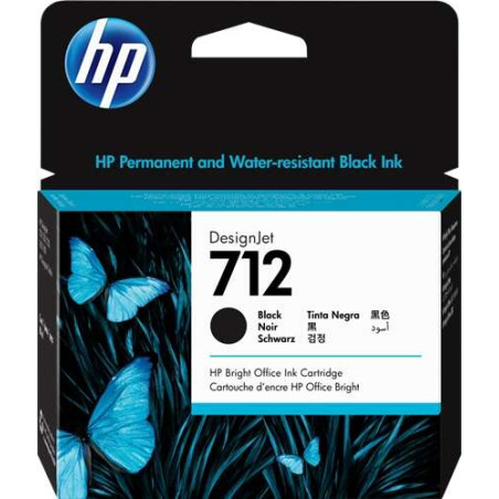 HP 712XL Tinta 3ED71A Cartucho de Tinta Negro Original
