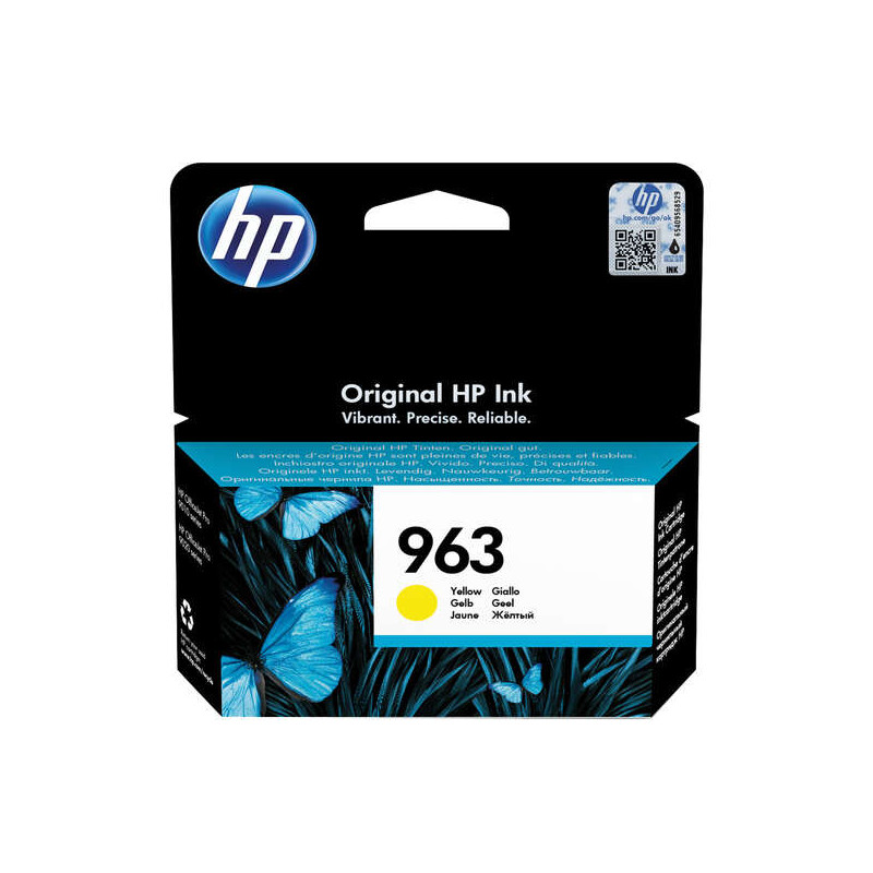 HP 963 Tinta 3JA25AE Cartucho de Tinta Amarillo Original