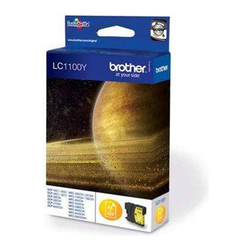 Cartucho de Tinta Brother LC1100/LC1100Y Amarillo Original