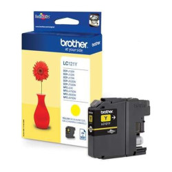 Cartucho de Tinta Brother LC121/LC121YBP Amarillo Original