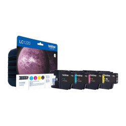 Cartucho de Tinta Brother LC1220 Pack 4 es/LC1220VALBP 4 Colores Original