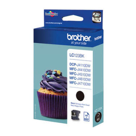 Cartucho de Tinta Brother LC123/LC123BKBP Negro Original
