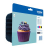 Cartucho de Tinta Brother LC123 Pack 4 es/LC123VALBP 4 Colores Original