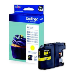 Cartucho de Tinta Brother LC123/LC123YBP Amarillo Original
