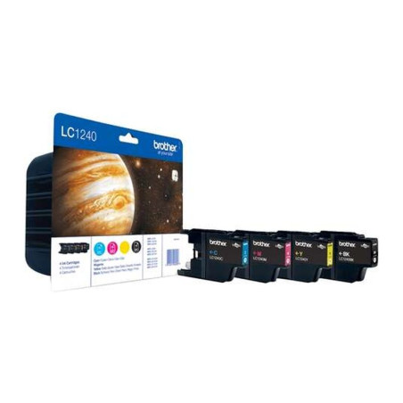 Cartucho de Tinta Brother LC1240 Pack 4 es/LC1240VALBP 4 Colores Original