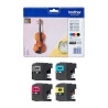 Cartucho de Tinta Brother LC127XL/LC125XL Pack 4 es/LC127XLVALBP 4 Colores Original