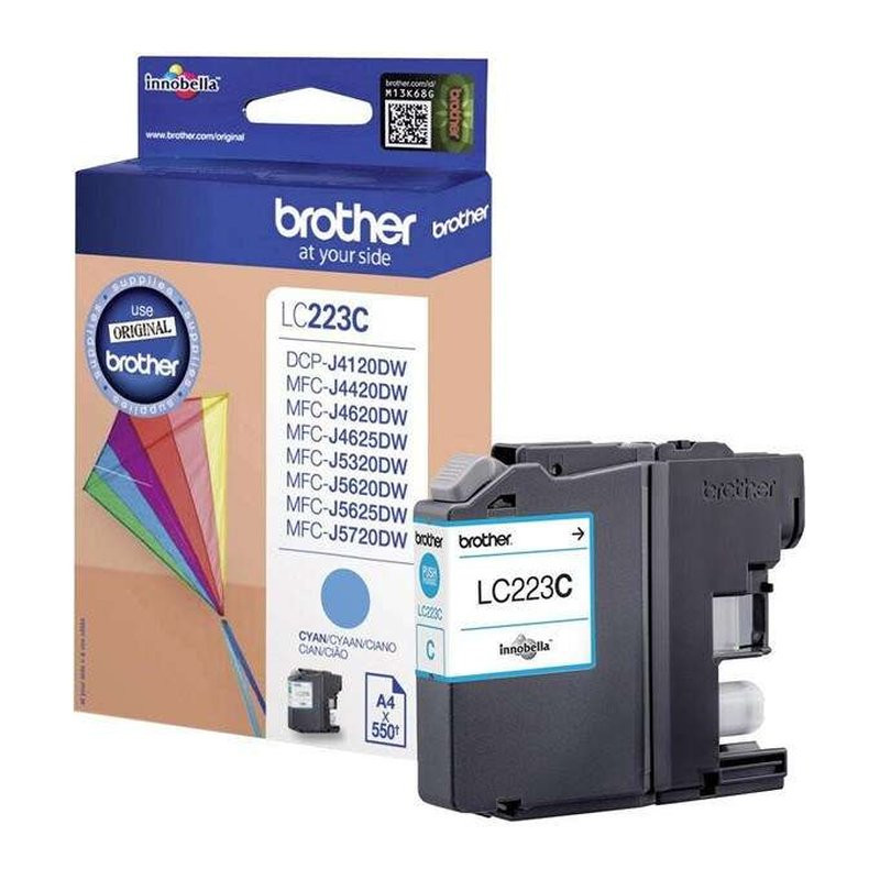 Cartucho de Tinta Brother LC223/LC223CBP Cian Original