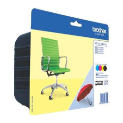 Cartucho de Tinta Brother LC229XL/LC225XL Pack 4 es/LC229XLVALBP 4 Colores Original