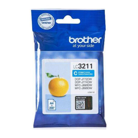 Cartucho de Tinta Brother LC3211/LC3211C Cian Original