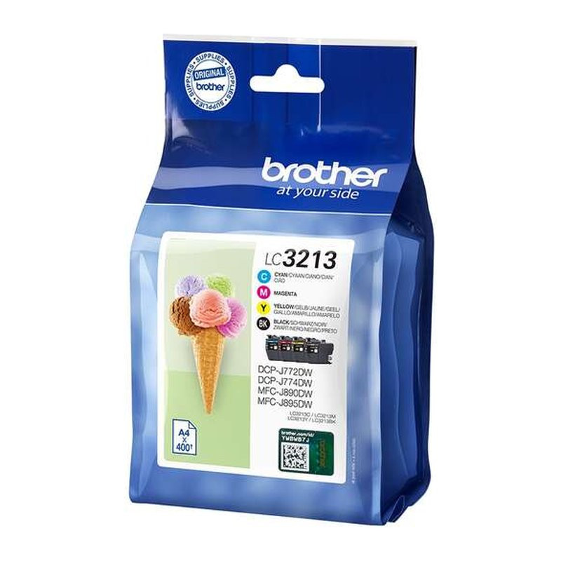 Cartucho de Tinta Brother LC3213 Pack 4 es/LC3213VAL 4 Colores Original