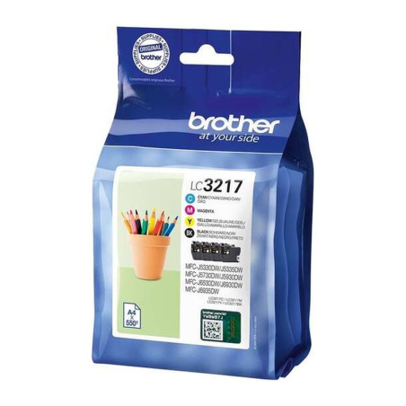 Cartucho de Tinta Brother LC3217 Pack 4 es/LC3217VAL 4 Colores Original