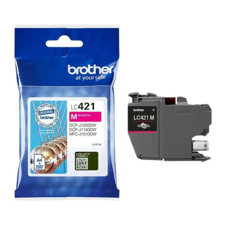 Cartucho de Tinta Brother LC421/LC421M Magenta Original