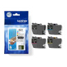 Cartucho de Tinta Brother LC421 Pack 4 es/LC421VAL 4 Colores Original