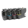 Cartucho de Tinta Brother LC421 Pack 4 es/LC421VAL 4 Colores Original