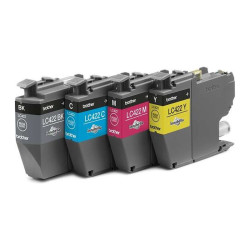 Cartucho de Tinta Brother LC422 Pack 4 es/LC422VAL 4 Colores Original