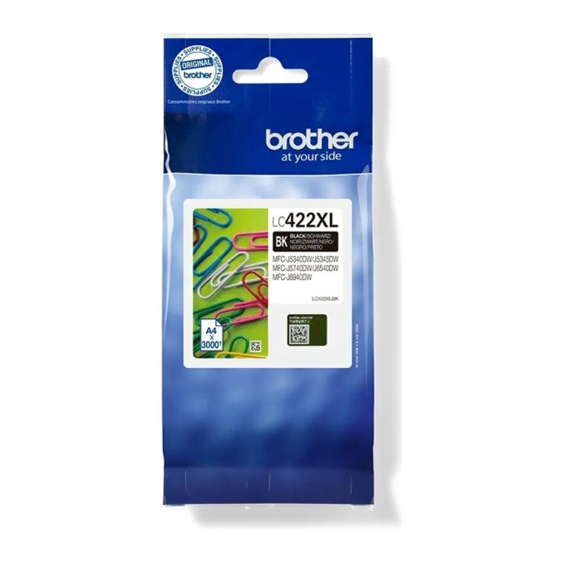 Cartucho de Tinta Brother LC422XL/LC422XLBK Negro Original