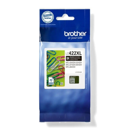 Cartucho de Tinta Brother LC422XL/LC422XLBK Negro Original