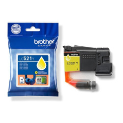 Cartucho de Tinta Brother LC521/LC521Y Amarillo Original