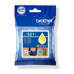 Cartucho de Tinta Brother LC521/LC521Y Amarillo Original