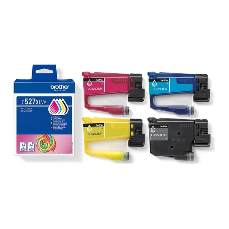 Cartucho de Tinta Brother LC527XL Pack 4 es/LC527XLVAL 4 Colores Original