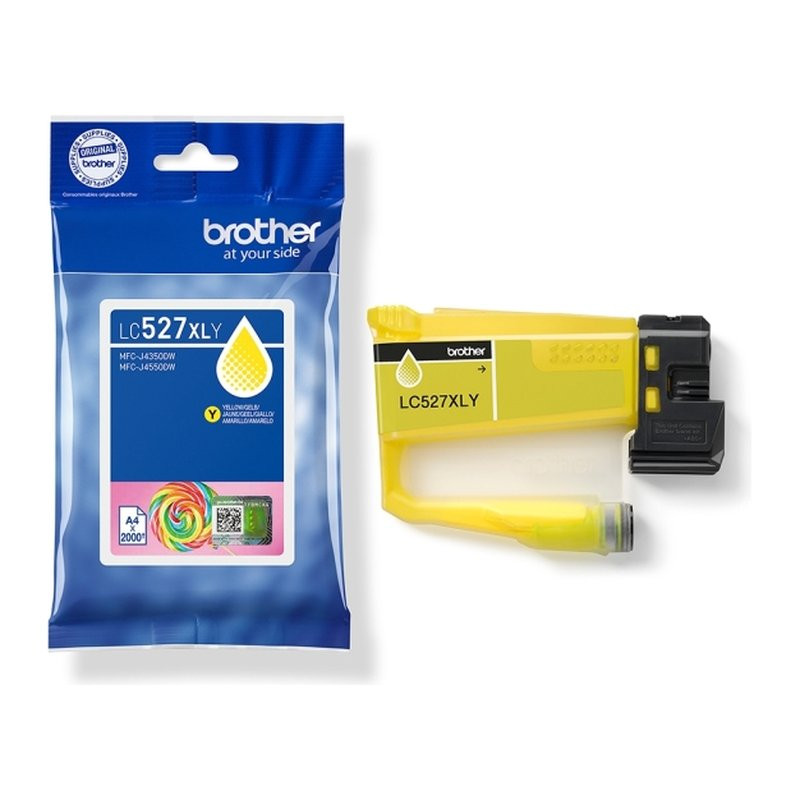 Cartucho de Tinta Brother LC527XL/LC527XLY Amarillo Original