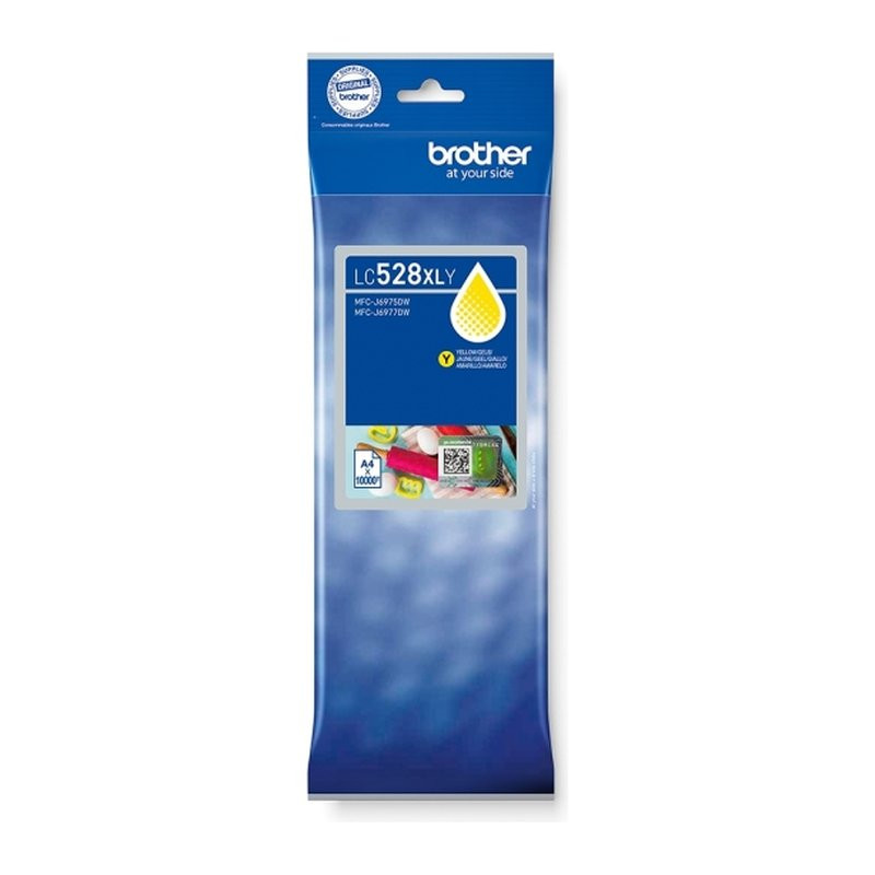 Cartucho de Tinta Brother LC528XL/LC528XLY Amarillo Original