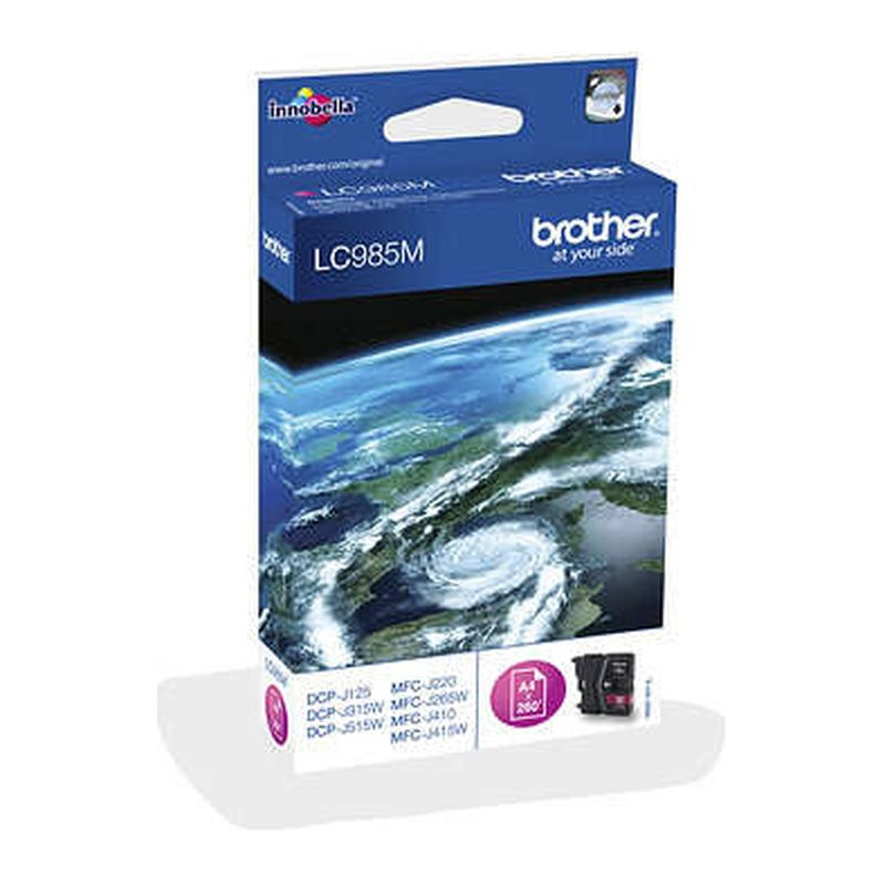 Cartucho de Tinta Brother LC985/LC985MBP Magenta Original