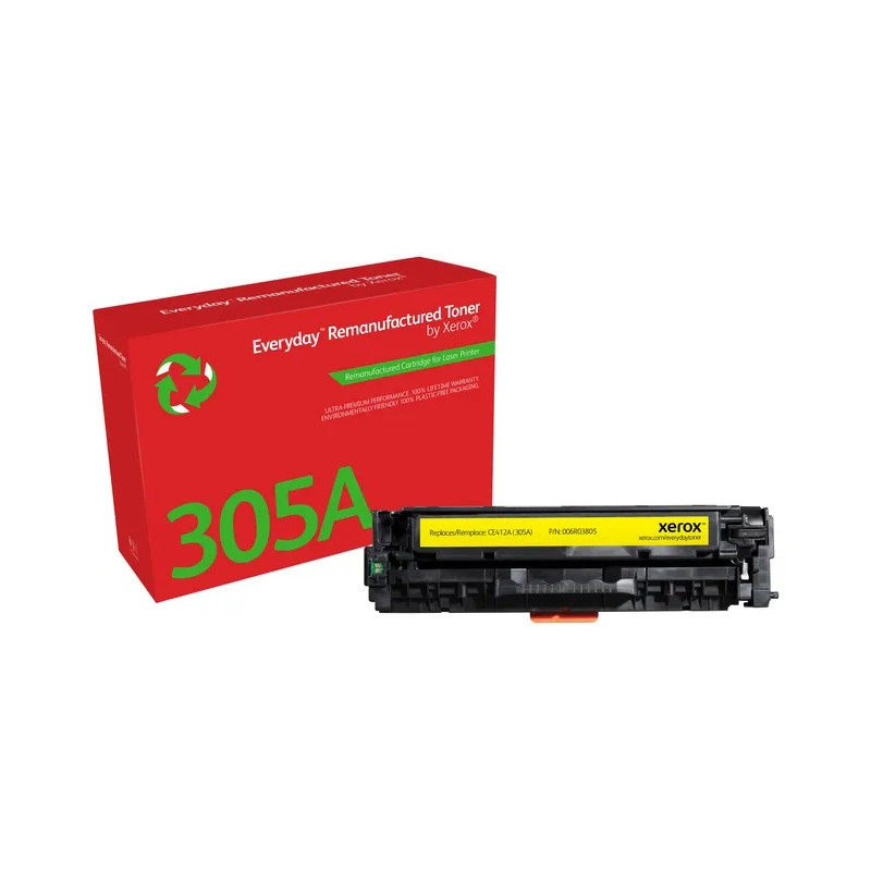 Tóner HP Xerox Everyday CE412A Amarillo Compatible - 30,75€