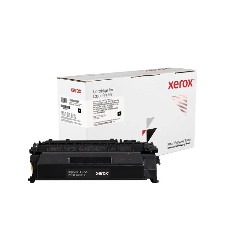 Tóner HP Xerox Everyday CE505A Negro Compatible - 20,21€