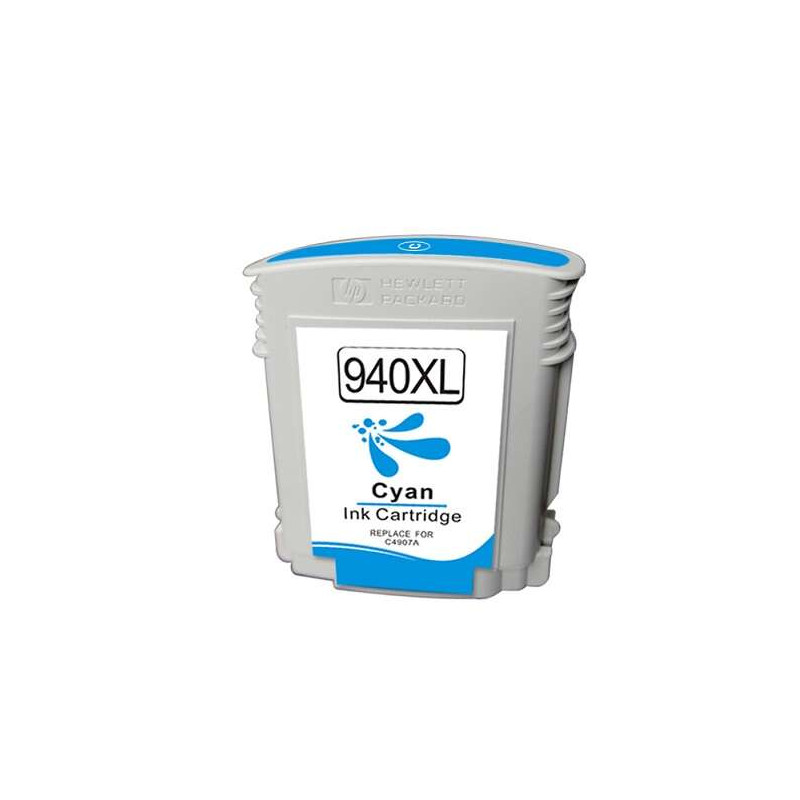 Cartucho de tinta HP 940XL Cyan Compatible - 4,60€