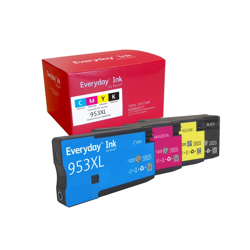 Cartucho de tinta HP Xerox Everyday 953XL Pack de 4