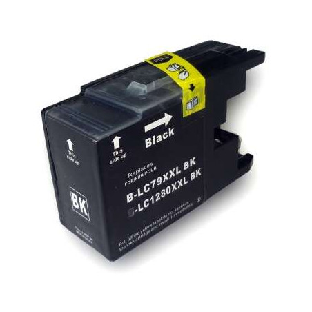 Cartucho de tinta Brother LC1280XL Negro Compatible - 2,90€