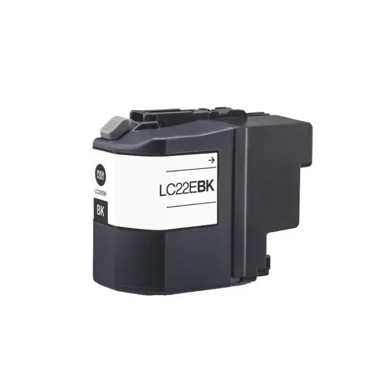 Cartucho de tinta Brother LC22E Negro Compatible - 4,09€
