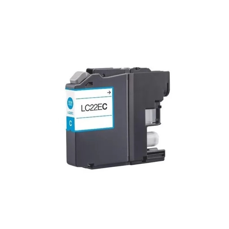 Cartucho de tinta Brother LC22E Cyan Compatible - 3,50€