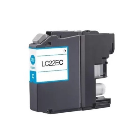 Cartucho de tinta Brother LC22E Cyan Compatible - 3,50€
