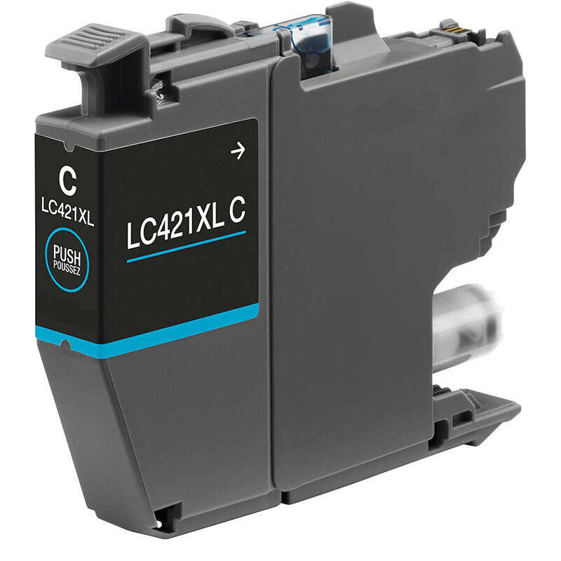 Cartucho de tinta Brother LC421XL Cyan Compatible - 5,87€