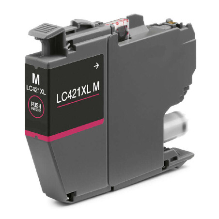 Cartucho de tinta Brother LC421XL Magenta Compatible - 5,87€
