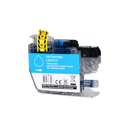 Cartucho de tinta Brother LC3213/LC3211 Compatible - 3,50€