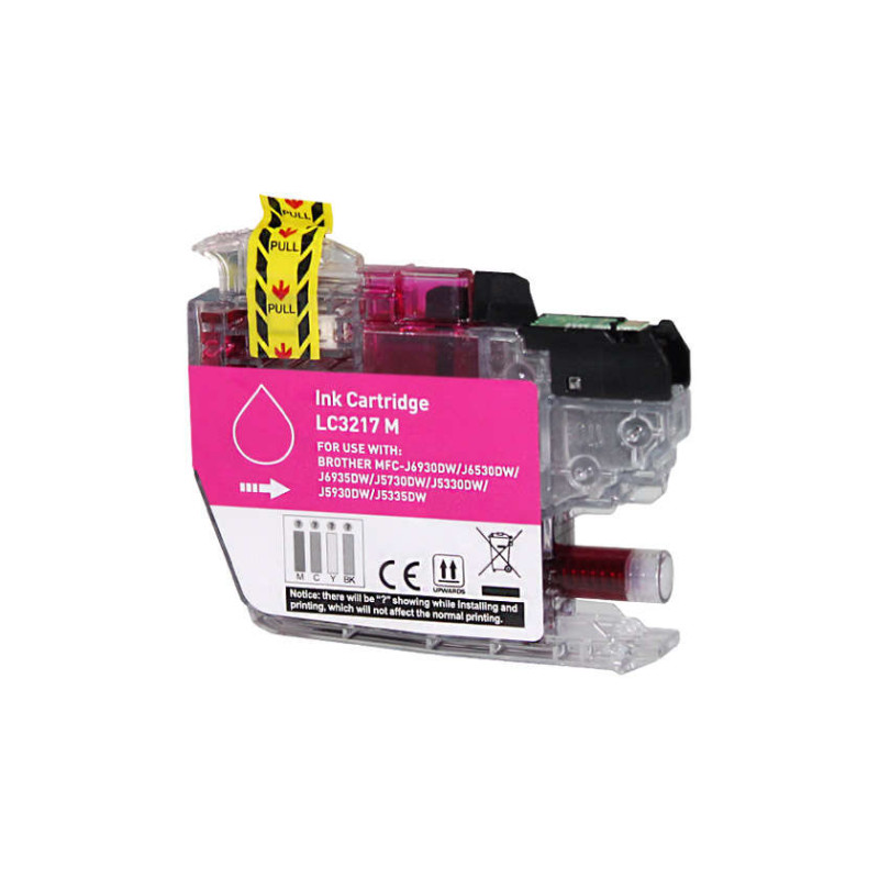 Cartucho de tinta Brother LC3217 Magenta Compatible - 3,50€