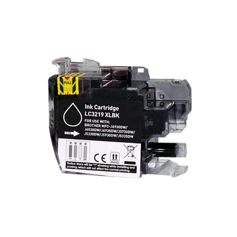 Cartucho de tinta Brother LC3219XL Negro Compatible - 4,68€