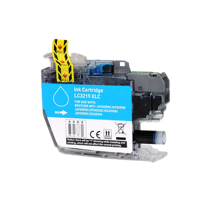 Cartucho de tinta Brother LC3219XL Cyan Compatible - 4,09€