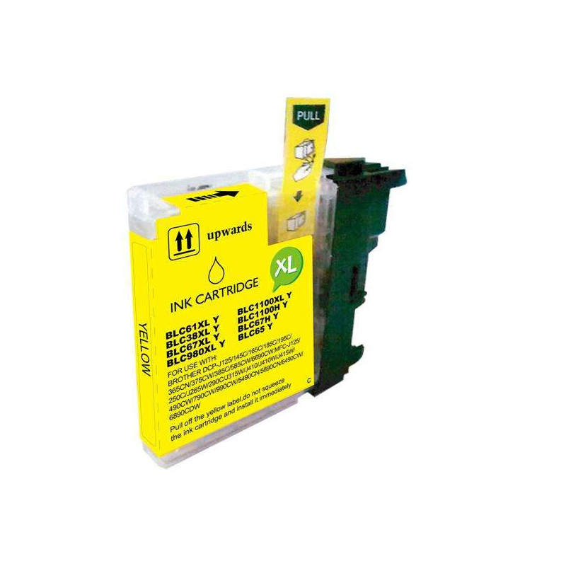 Cartucho de tinta Brother LC980XL/LC1100XL/LC985XL - 2,31€