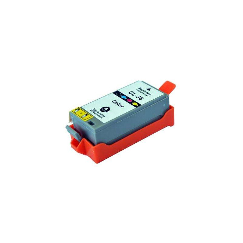 Cartucho de tinta Canon CLI36 Color Compatible - 2,31€