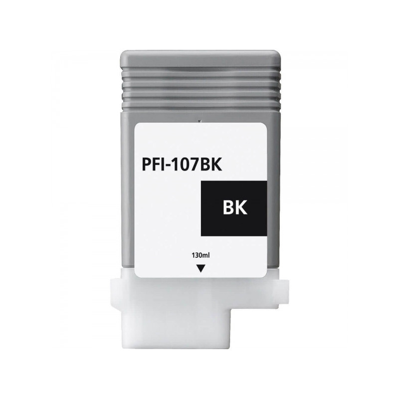 Cartucho de tinta Canon PFI107 Negro Compatible - 17,73€