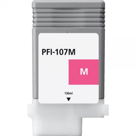 Cartucho de tinta Canon PFI107 Magenta Compatible - 17,73€
