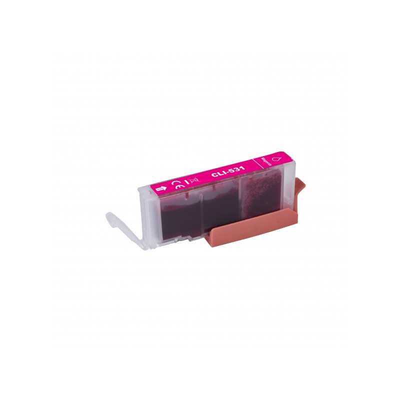 Cartucho de tinta Canon CLI531 Magenta Compatible - 2,96€