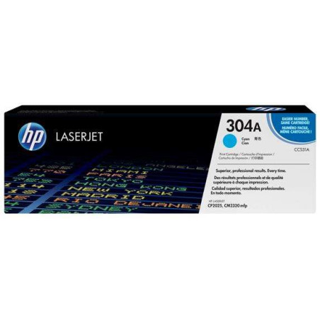Tóner HP CC531A Cyan Original - 155,35€ | Envío 24h