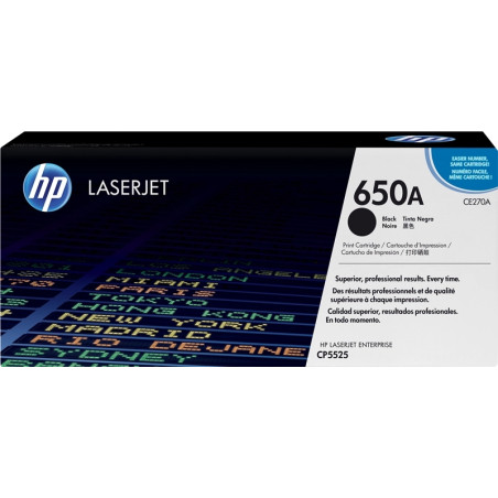 Tóner HP CE270A Negro Original - 330,48€ | Envío 24h