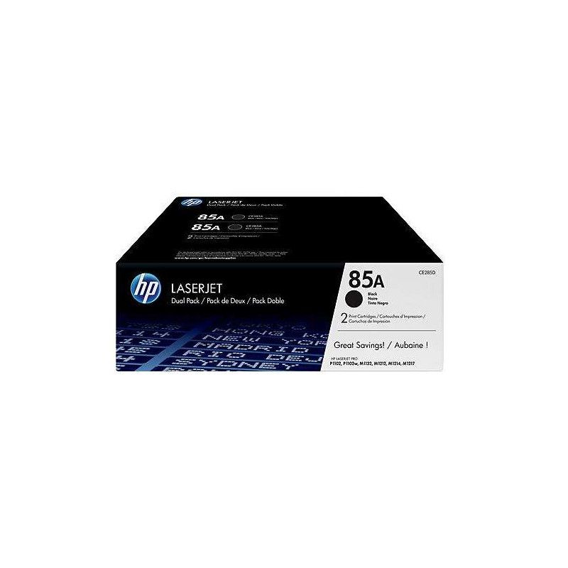 Tóner HP CE285A Pack de 2 Cartuchos de Toner es - 173,76€